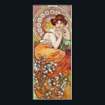 Topaz Goddess ポスター<br><div class="desc">Alphonse Mucha Amber Gemstone Goddess</div>