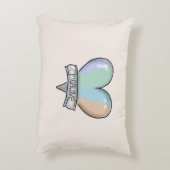 Topaz Mist Figaro accent pillow アクセントクッション (裏面(縦))