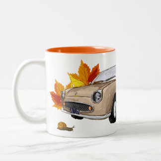 Topaz Mist Figaro coffee mug ツートーンマグカップ