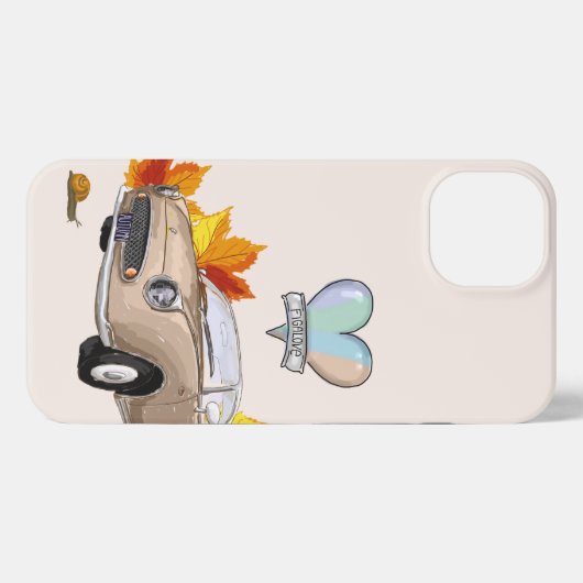 Topaz Mist Figaro phone case - telefoonhoesje iPhoneケース (裏面横)