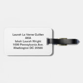 #TOPCELEBRITY #LAURAHLAVERNEGUILLEN 2025 ラゲッジタグ (裏面横)