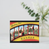 Topeka Kansas_Vintage Travelからの挨拶 ポストカード (スタンド正面)