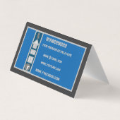 TOPFlow Premium worldmap名刺 名刺 (裏面)