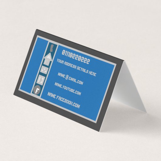 TOPFlow Premium worldmap名刺 名刺 (裏面)