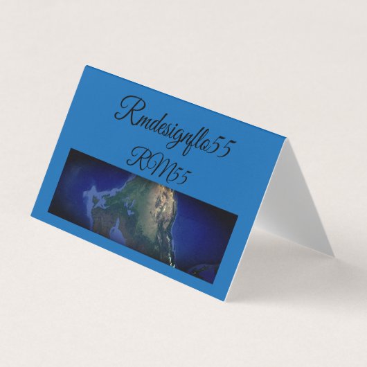 TOPFlow Premium worldmap名刺 名刺 (正面)