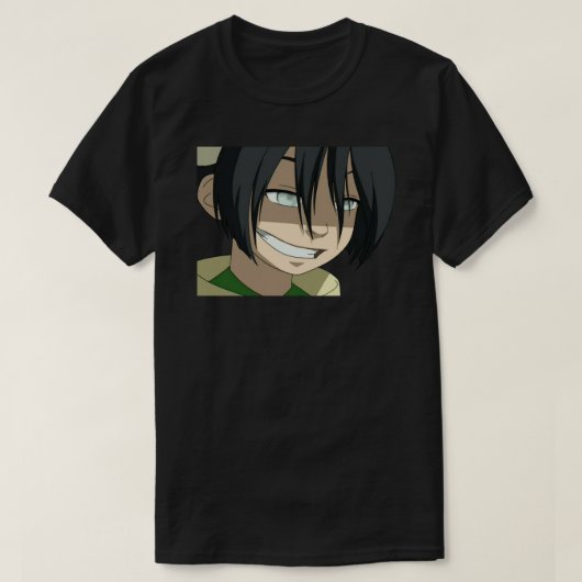 Toph Beifong （アバター）ステッカー.png Tシャツ (デザイン正面)