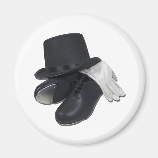 TopHatTapShoesGlove012511 マグネット (正面)