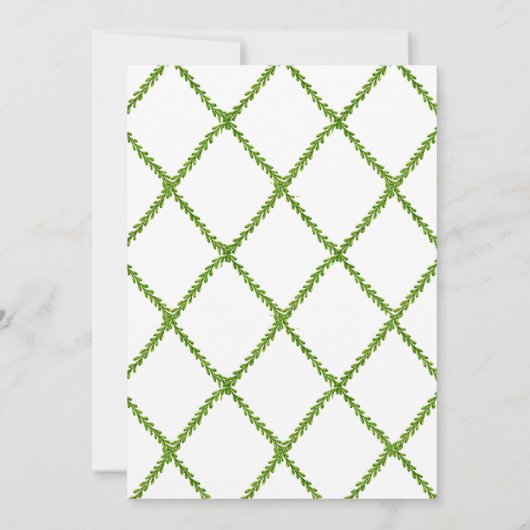 Topiaries Easter brunch & eggs hunt invitation 招待状 (裏面)