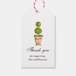 Topiaryスモールビジネスのお手伝いありがとうございます ギフトタグ