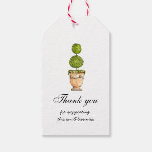 Topiaryスモールビジネスのお手伝いありがとうございます ギフトタグ