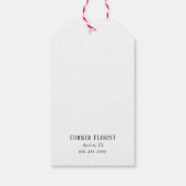 Topiaryスモールビジネスのお手伝いありがとうございます ギフトタグ (裏面)