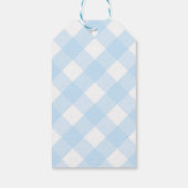 Topiary Boyエレガント Baby Showerありがとう ギフトタグ (裏面)