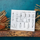 Topiary Workの例， 1902 (版木、銅版、版画) (b/w ph フォトプラーク (側面)