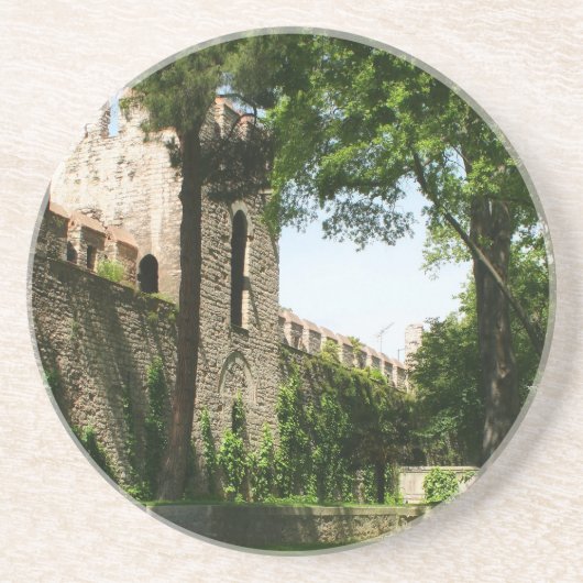Topkapi宮殿の壁の隣 コースター (正面)