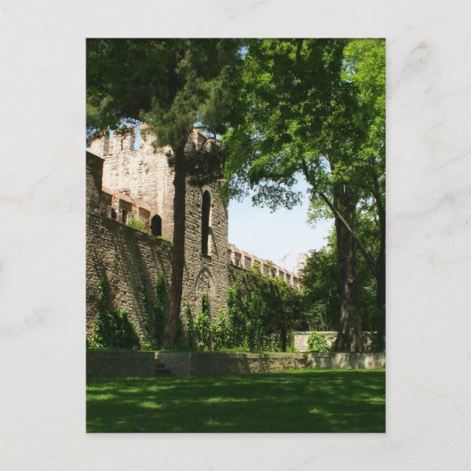 Topkapi宮殿の壁の隣 ポストカード (正面)