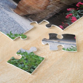 Toplou修道院教会中庭クレタギリシャ ジグソーパズル (側面)