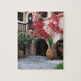 Toplou修道院教会中庭クレタギリシャ ジグソーパズル