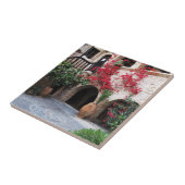 Toplou修道院教会中庭クレタギリシャ タイル (側面)