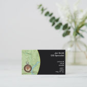 Topoの地図 名刺 (スタンド正面)