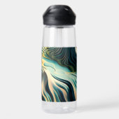 Topographic Currents ウォーターボトル (背面)