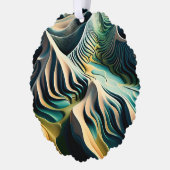 Topographic Currents オーナメントカード (左)