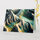 Topographic Currents カード (黄色い花)