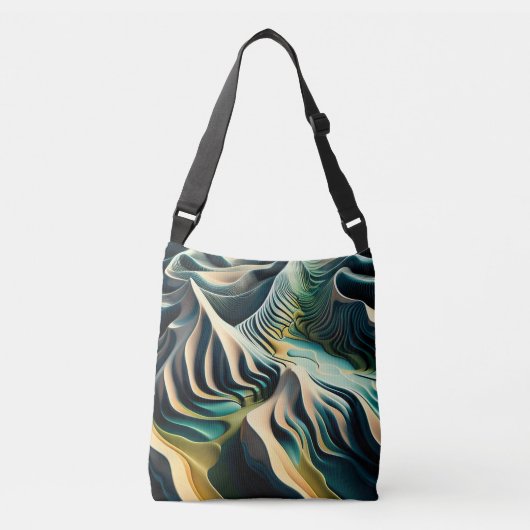 Topographic Currents クロスボディバッグ (正面)