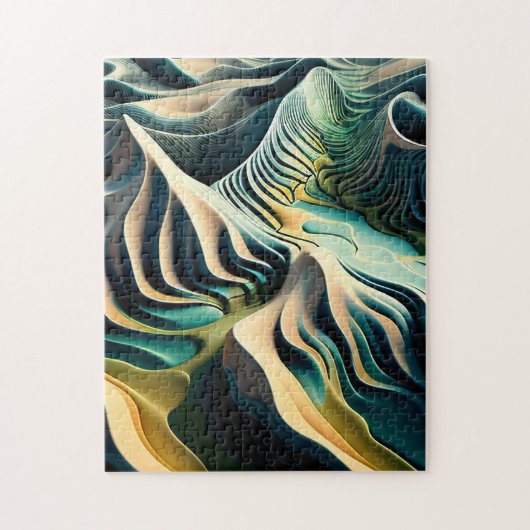 Topographic Currents ジグソーパズル (縦)