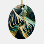 Topographic Currents セラミックオーナメント (右)