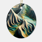 Topographic Currents セラミックオーナメント (左)