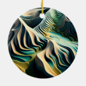 Topographic Currents セラミックオーナメント (裏面)