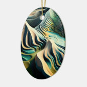 Topographic Currents セラミックオーナメント (左)