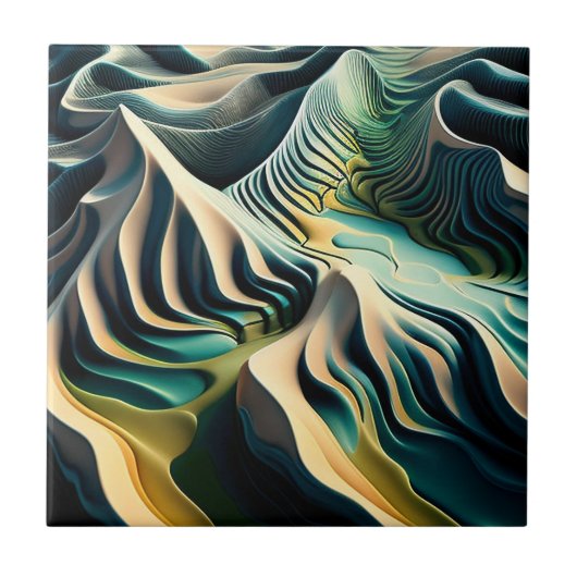 Topographic Currents タイル (正面)