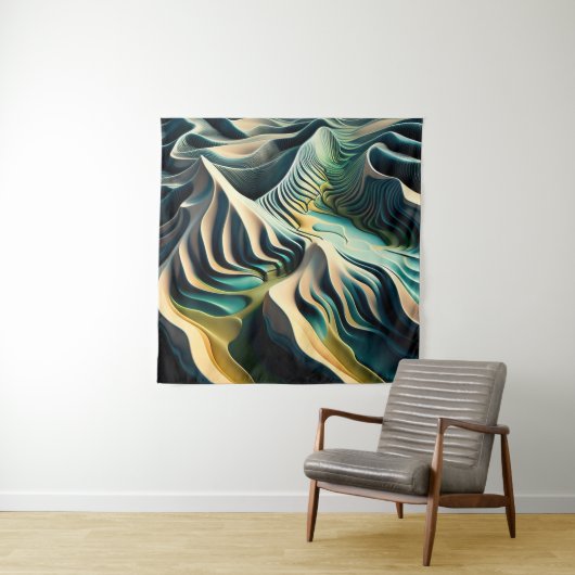 Topographic Currents タペストリー (インサイチュ)