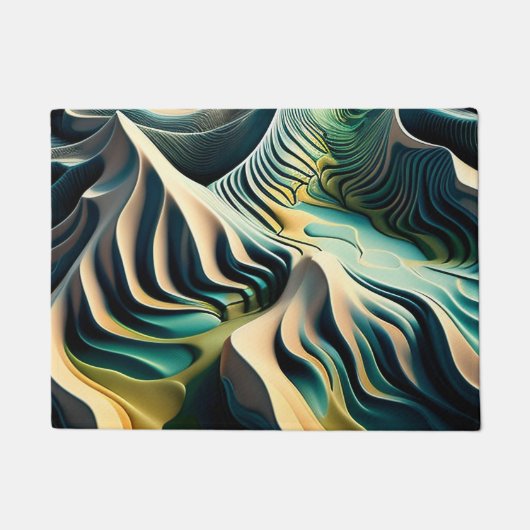 Topographic Currents ドアマット (正面)