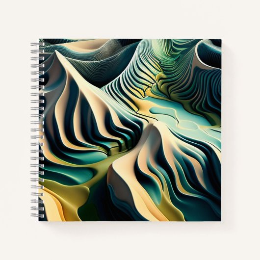 Topographic Currents ノートブック (正面)