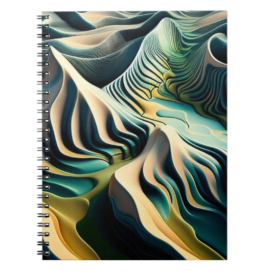 Topographic Currents ノートブック (正面)