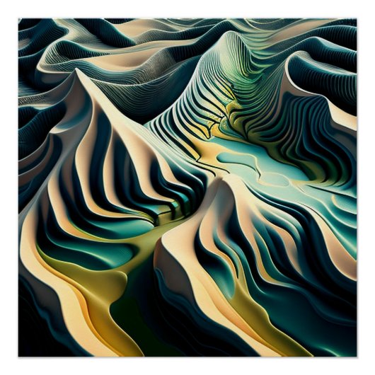 Topographic Currents ポスター (正面)