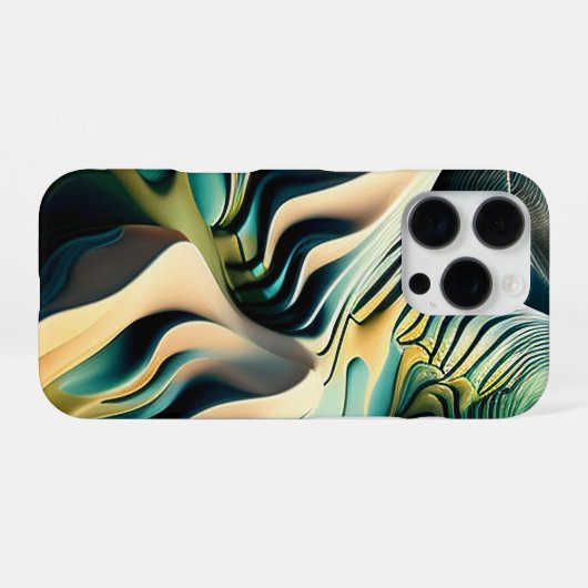 Topographic Currents iPhoneケース (裏面横)