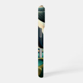 Topographic Currents iPhoneケース (右側面)