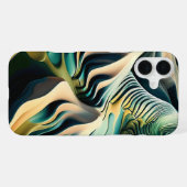 Topographic Currents iPhoneケース (裏面横)