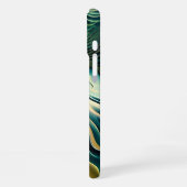 Topographic Currents iPhoneケース (左側面)