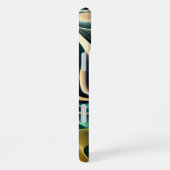 Topographic Currents iPhoneケース (右側面)