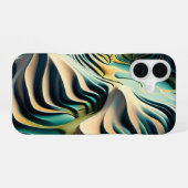 Topographic Currents iPhone 16ケース (裏面横)