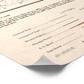 Topographic Map of Washington, D.C. 1953 ポスター (角)