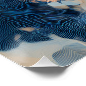 Topographic Mind Flow Colorful Profile ポスター (コーナー)