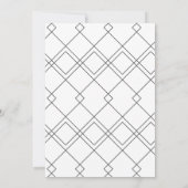 Topographyモダンの結婚写真 セーブザデート (裏面)