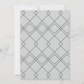 Topography モダン Dusty Blueの結婚写真 セーブザデート (裏面)