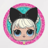 Topper Lol Surprise Glitter ラベル (デザイン1)