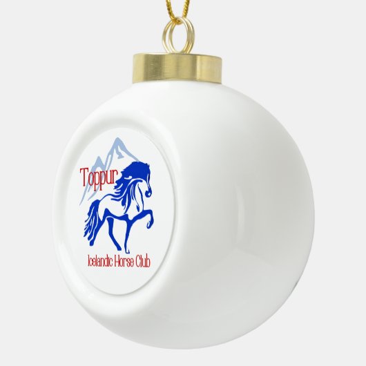 Toppur Ornament セラミックボールオーナメント (右)